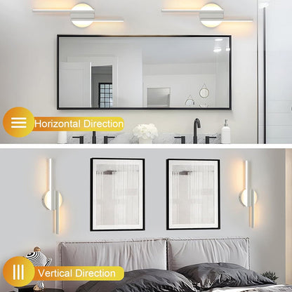 Battery Operated Wall Sconces, 360°Rotation Wireless Rechargeable Lights, Dimmable Detachable Lamp With 3000K-6000K Infinite Dimming,Wall Lamps Mood Led Corridor Wall Lamp White