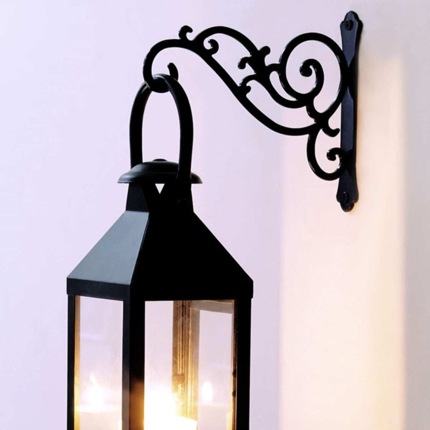 Hanging Plant Brackets Outdoor,5Inch Metal Fence Wall Plant Hanger Hooks,Plant Hanger Indoor,Heavy Duty Wall Bracket Hooks For Hanging Flower Baskets Bird Feeders Lanterns Wind Chimes,(1PCS) 1PCS