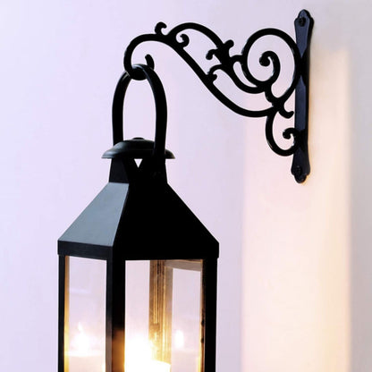 Hanging Plant Brackets Outdoor,5Inch Metal Fence Wall Plant Hanger Hooks,Plant Hanger Indoor,Heavy Duty Wall Bracket Hooks For Hanging Flower Baskets Bird Feeders Lanterns Wind Chimes,(1PCS) 1PCS