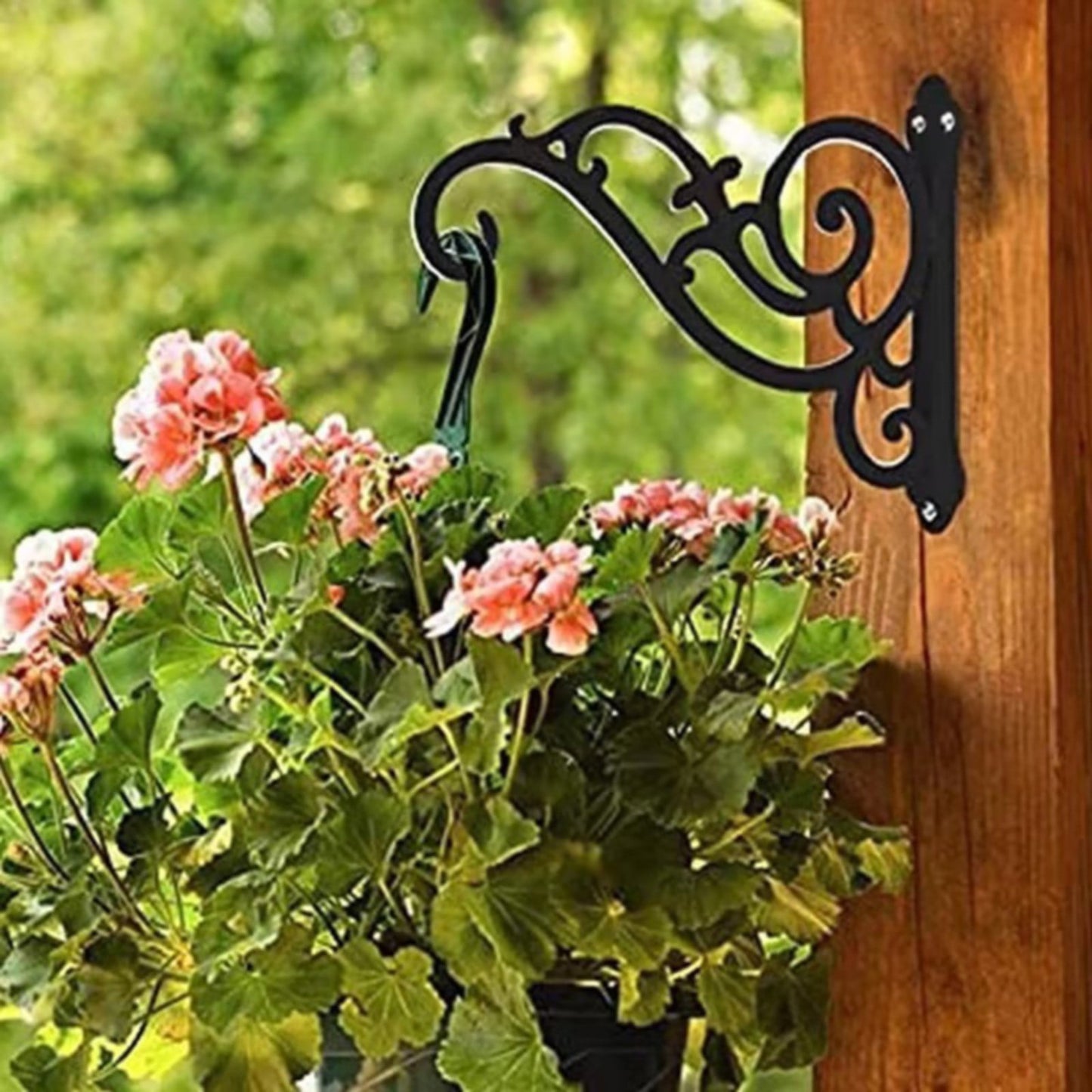 Hanging Plant Brackets Outdoor,5Inch Metal Fence Wall Plant Hanger Hooks,Plant Hanger Indoor,Heavy Duty Wall Bracket Hooks For Hanging Flower Baskets Bird Feeders Lanterns Wind Chimes,(1PCS) 1PCS