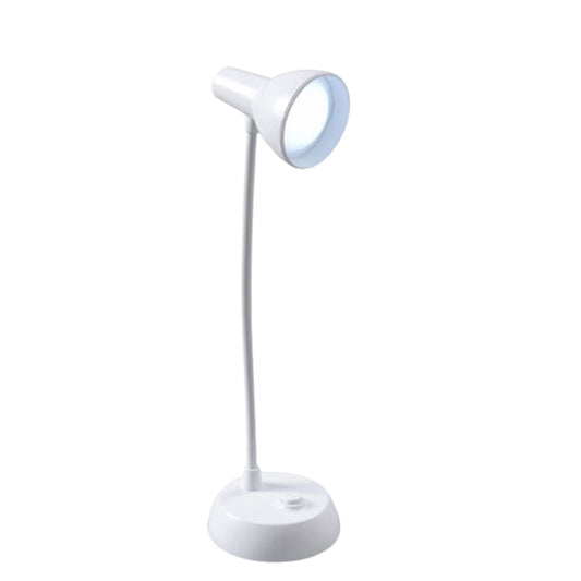 CCMAOLU Cute Pink Desk Lamp with USB Charging Port,Dimmable LED Table Lamp for Home Office,Flexible Neck Reading Light with Auto Dimming,Power Adapter Included,LED Eye Protection Table Lamp White