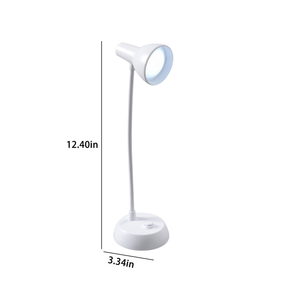 CCMAOLU Cute Pink Desk Lamp with USB Charging Port,Dimmable LED Table Lamp for Home Office,Flexible Neck Reading Light with Auto Dimming,Power Adapter Included,LED Eye Protection Table Lamp White