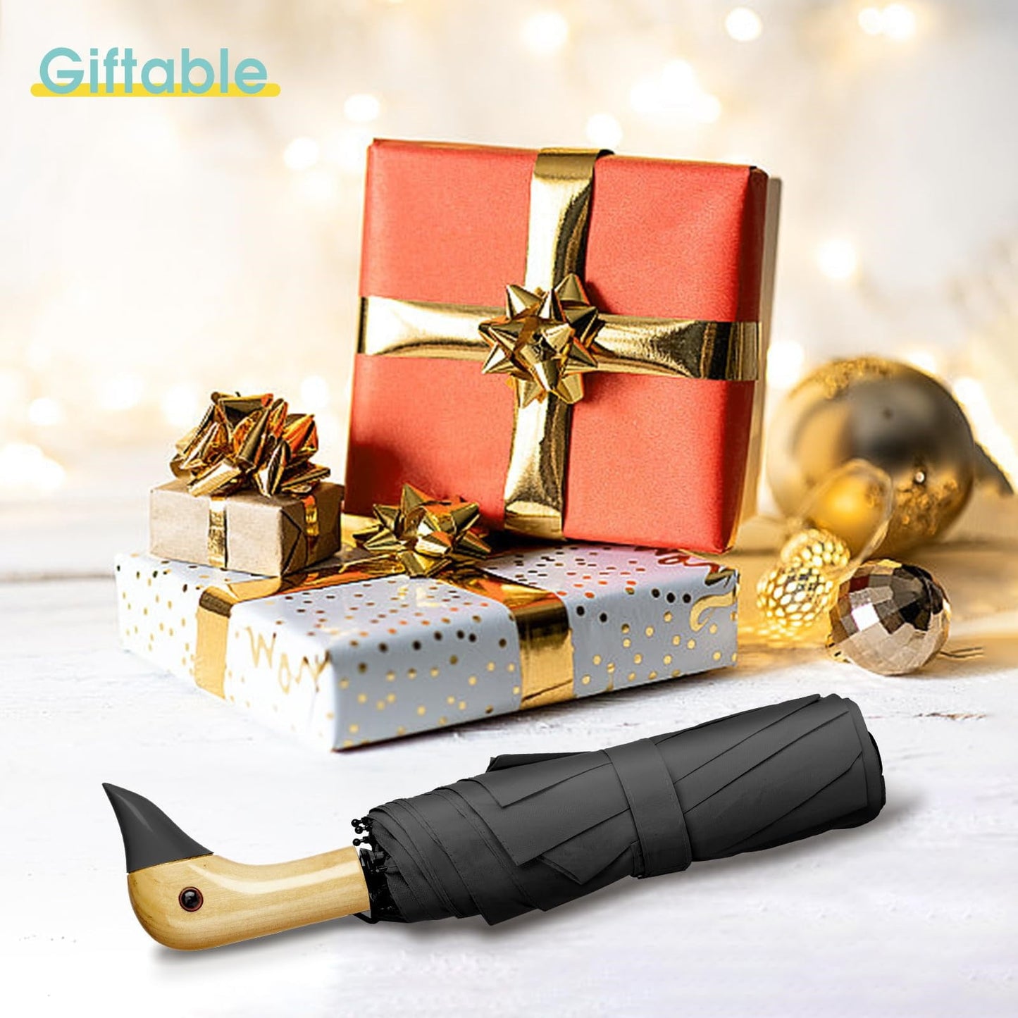 Duck Umbrella – Cute Duck Umbrella with Adorable Duck Handle, The Perfect Duck Umbrella for Duck Lovers