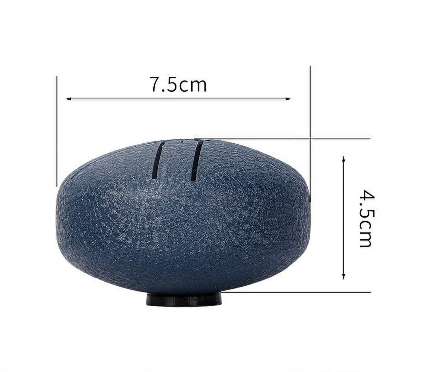 Mini Steel Tongue Drum - Buddha Stone Handpan Drum for Kids & Adults, Meditation & Yoga Gift One Size White