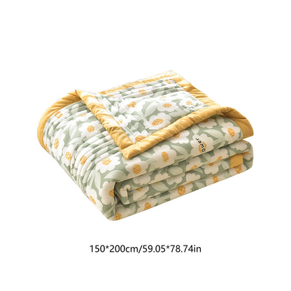 Quilts for Queen Bed Light Bedspreads,Soft Bed Summer Quilt Lightweight Microfiber Bedspread,Modern Style Flowers Pattern Coverlet for All Season multicolor H