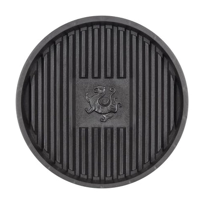 10 Inch Plant Saucer Tray,Decorative Flower Pot Drip Tray, Non-Slip Water Catch Basin for Indoor/Outdoor Potted Plants - Leak Proof Plant Mat for Furniture Protection Black