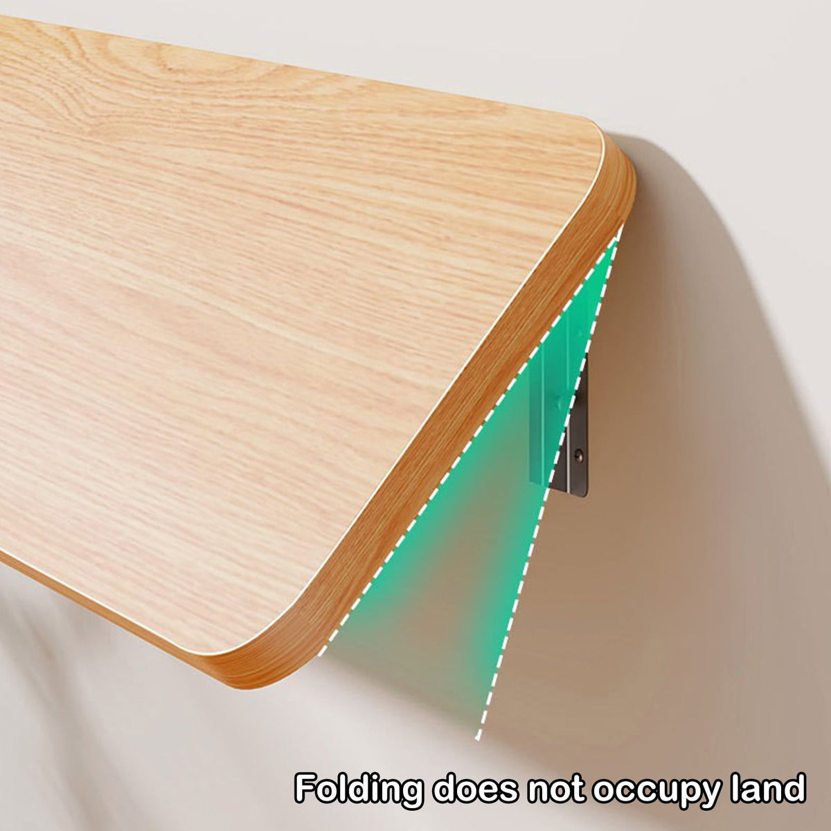 Floating Balcony Railing Table, Outdoor Indoor Wall Mounted Folding Table, Wall Mounted Shelves, Wall Foldable Shelves, Board Shelves, for Bedroom, Living Room, Kitchen Brown