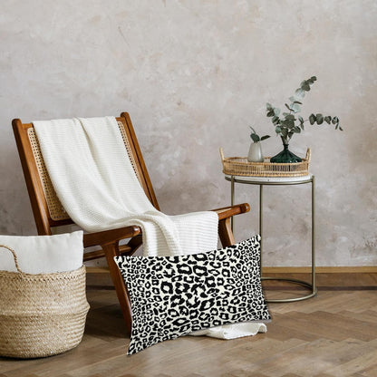 Lime Green White Leopard Print Pillow Covers 18x18 Inch Set of 2 Cheetah Animal Spots Decorative Throw Pillows For Couch Farmhouse Chinoiserie Pillow Cases Home Decor For Room Sofa Bed Porch Outdoor 12" x 20" Yellow Leopard