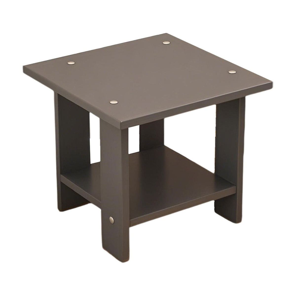 Compact Multi-Functional Side Table, Small Accent End Table for Sofa, Bedside, Living Room & Apartment, Portable Tea Table Nightstand Gray