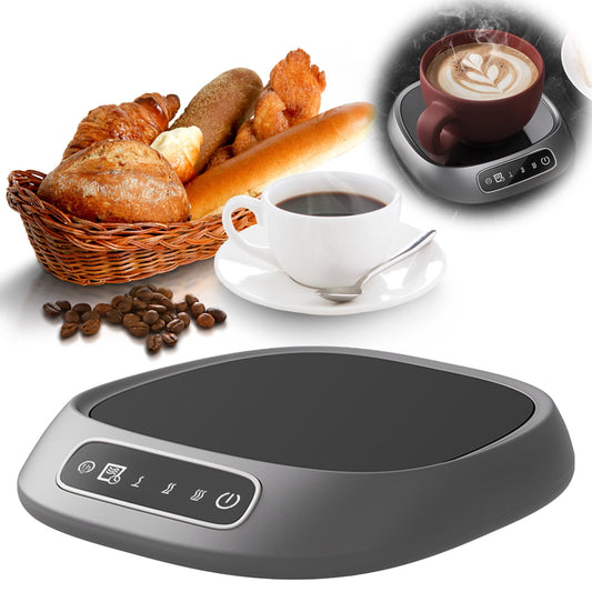 Coffee Mug Warmer, Mug Warmer for Office Desk, Electric Coffee Cup Warmer for Desk with 3-Temp Settings, Advanced Temperature-Controlled Beverage Warmers Heating Plate, for Coffee, Milk, Tea
