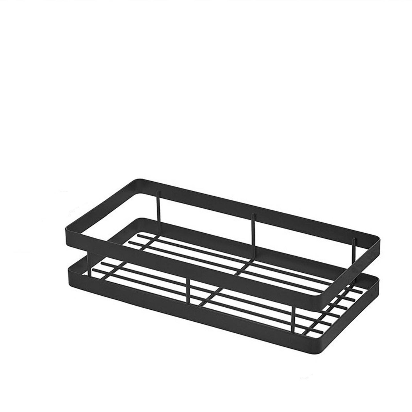 Metal Spice Rack, Wall Mount Floating Shelves, Black Storage organizer, Wall-mounted Household Spice Jars Rack, Wall Multi-function Storage Racks, for Cabinet Door, Pantry, Kitchen/Bathroom Supplies