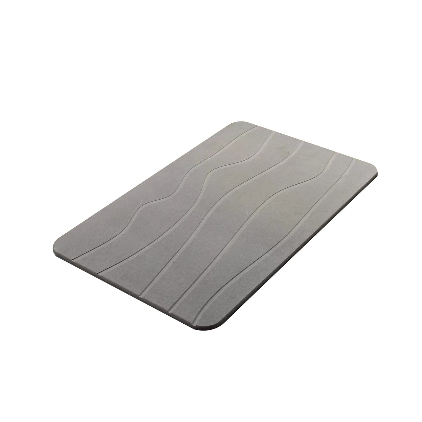 Stone Bath Mat, Diatomaceous Earth Shower Mat, Non-Slip Super Absorbent Diatomite Stone Bath Mats, Bathroom Door Mat, for Bathroom Floor Quick Drying Natural Easy to Clean