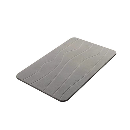 Stone Bath Mat, Diatomaceous Earth Shower Mat, Non-Slip Super Absorbent Diatomite Stone Bath Mats, Bathroom Door Mat, for Bathroom Floor Quick Drying Natural Easy to Clean