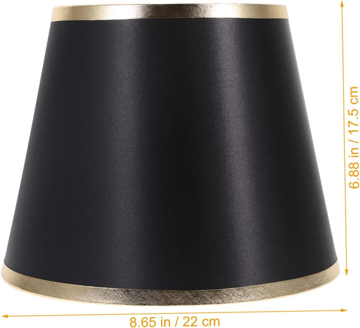 Fabric Lampshade Desk Black Mini Accessories Side Table Lampshade Drum Lamp Shades for Table Lamps Lampshades for Table