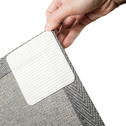 Washable Grippers for Rug, New Materials to Non Slip Rug Pads for Hardwood Floors, Under Rug Carpet Tape Keep Your Rug in Place