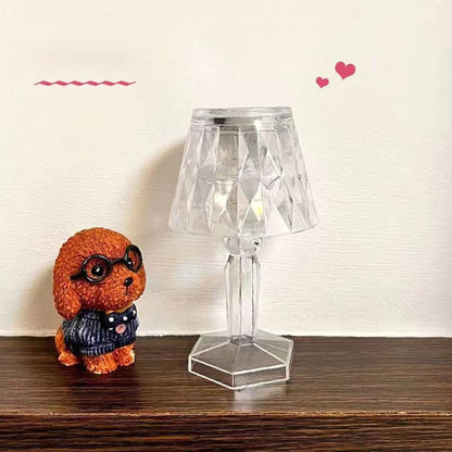 Bedside Table Lamp, Creative Atmospheric Night Light, White Diamond Design, Gift Stylish Design Thoughtful Gift