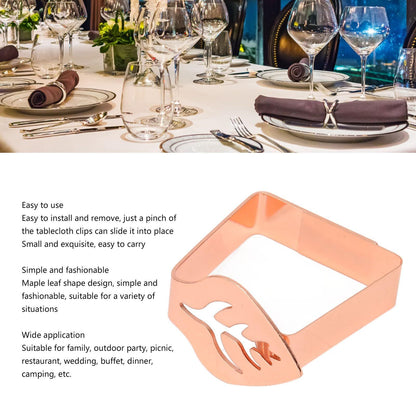 Tablecloth Clips, Stainless Steel Tablecloth Clips, Thickened Strong Table Cloth Clips, Increased Slip, Resistance Rust Tablecloth