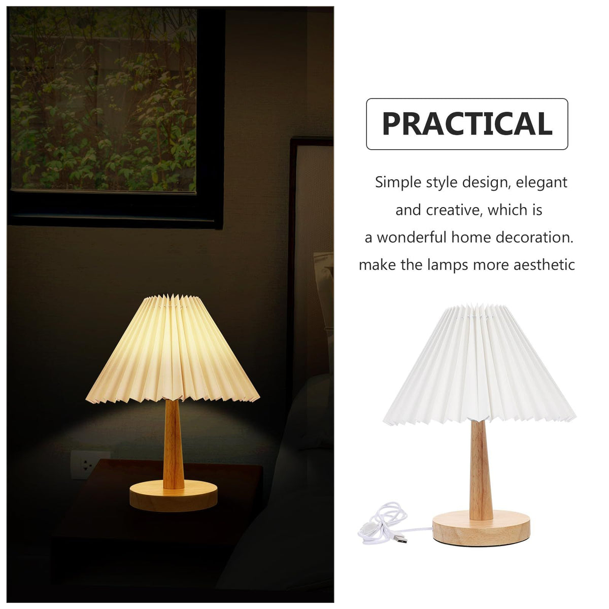 Bedside and bedside table mini lights are suitable for small spaces in bedrooms, living rooms, and side tables