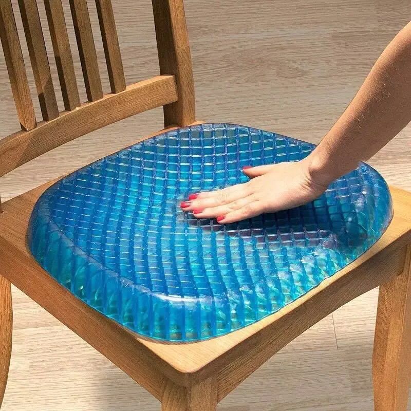 Honeycomb Gel Cushion Student Summer Ventilation Cooling Cool Silicone car ice Cushion Office Cushion Summer Cool Cushion 1