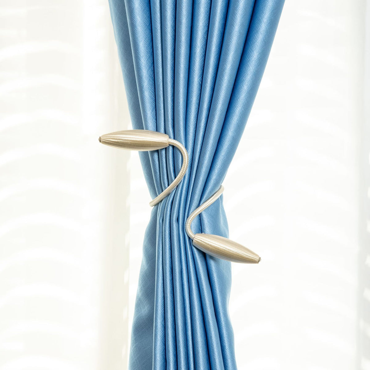 Curtain Holdbacks Curtain Tiebacks -Twist Curtain Tiebacks, Curtain Clips to Hold Curtains Closed, Drapery Holdbacks for Window