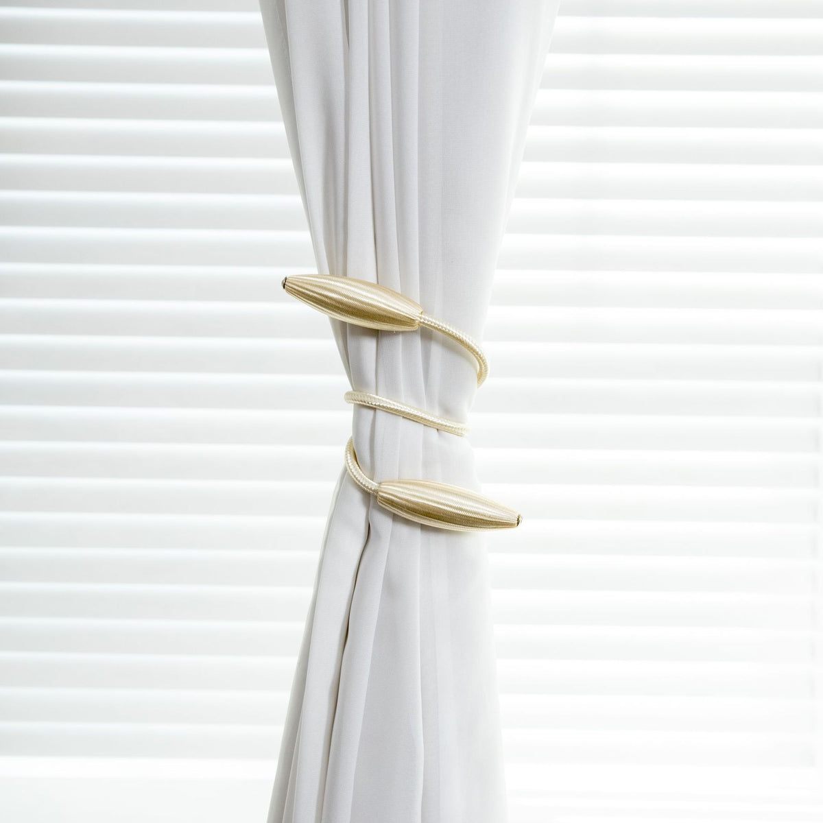 Curtain Holdbacks Curtain Tiebacks -Twist Curtain Tiebacks, Curtain Clips to Hold Curtains Closed, Drapery Holdbacks for Window