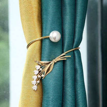 Curtain Clasp Home Office Window No-Punch Curtain Tiebacks for Multi-Place Curtain Tiebacks Decoration