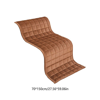 Corduroy Plush Sofa Cushion Cover Non Slip Stretch Thick Soft Seat Pad Washable Furniture Protector for Leather Sofa Living Room Winter