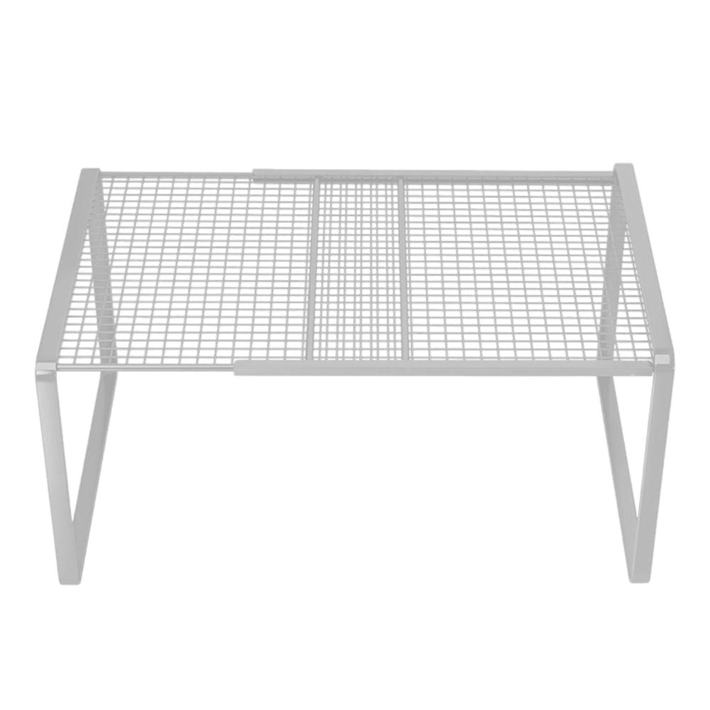 Shelves, Shelf Organizer, Expandable Cabinet Storage Shelf, Stackable Organizer Rack, Sturdy Metal, Make Full Use of The Upper Space, Space Saving for Kitchen Bathroom Pantry