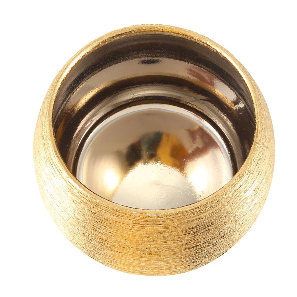 Ceramic Plant Pot Planter Gold-Plated Flower Flowerpot Vase