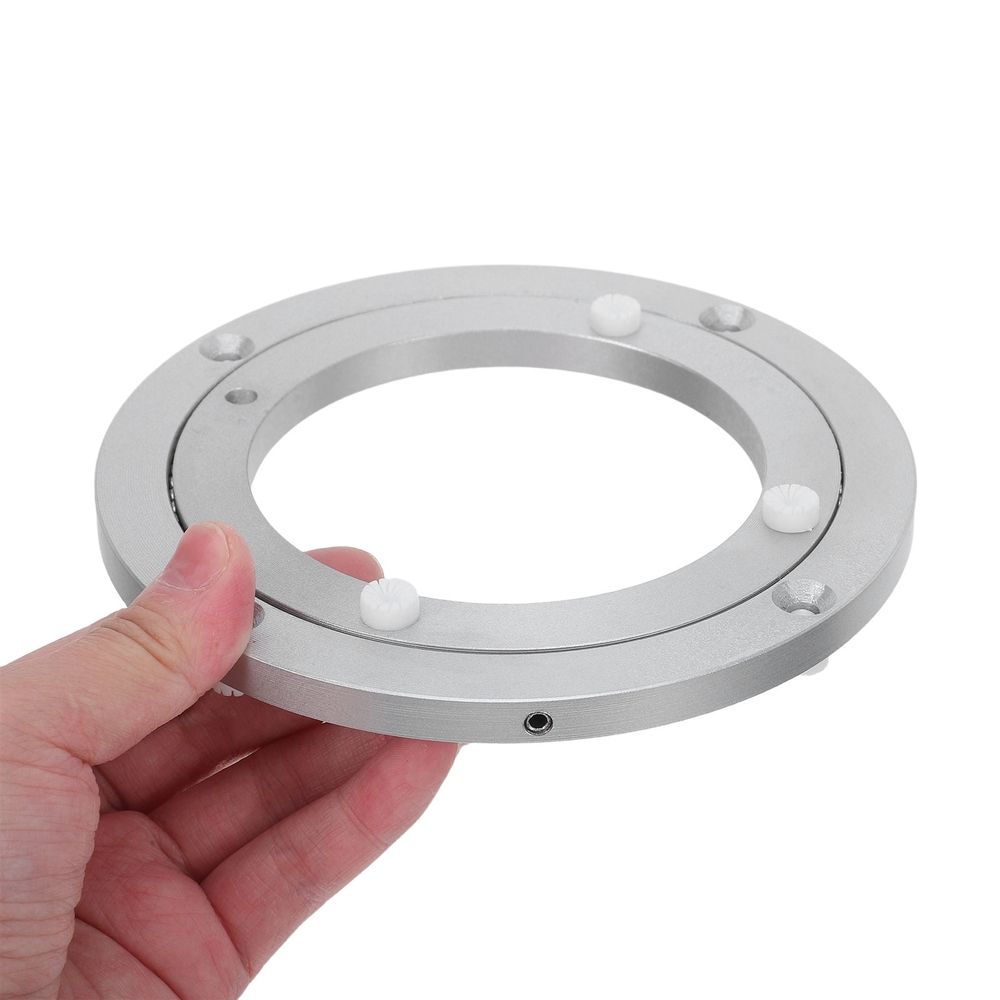 Heavy Duty Silent Rotating Aluminum Alloy Plate Stand for Dining Table, and Smooth