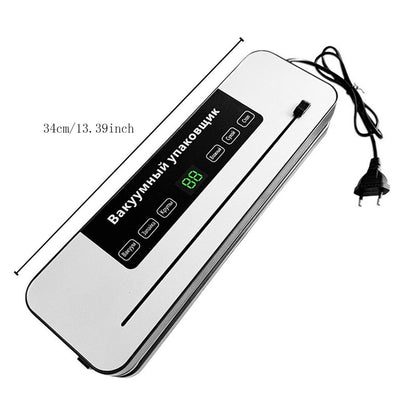 Automatic Vacuum Sealer Machine for Food Preservation with Dry and Wet Modes Household Plastic Sealing Device for Kitchen Storage and Sous Vide Meal Preparation Tools