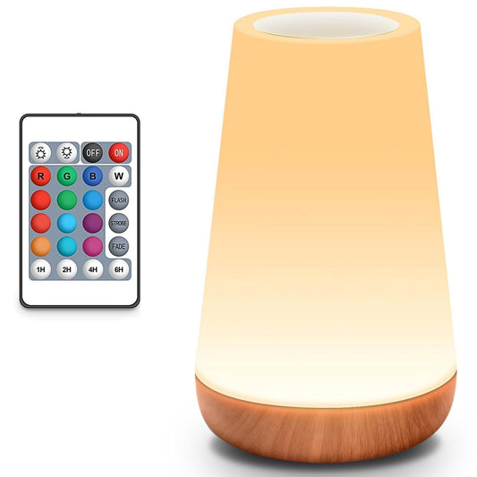 Touch Night Light for Kids: Dimmable LED Nursery Lamp for Baby - Eye-Caring Soft Warm White Light USB Rechargeable Portable Bedside for Toddlers Bedroom Living Room