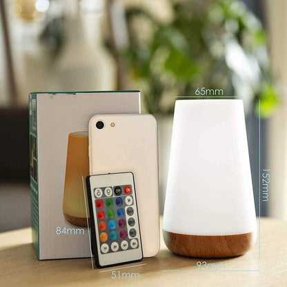 Touch Night Light for Kids: Dimmable LED Nursery Lamp for Baby - Eye-Caring Soft Warm White Light USB Rechargeable Portable Bedside for Toddlers Bedroom Living Room
