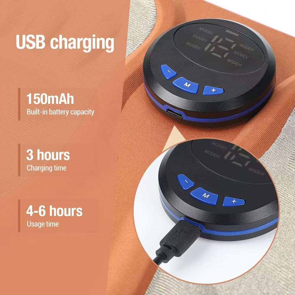 Portable Foot Massager for Tired Feet -6 Massage Modes,Pulse & Deep Tissue Relief, Travel-Friendly Comfort with remote control