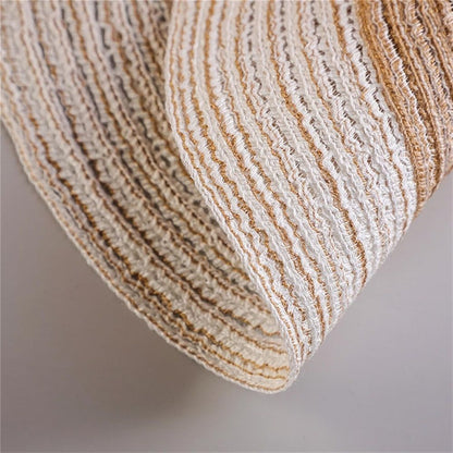 Dining Placemats Set of 4 | linen-cotton Table Mat - 14 in Diameter | Handmade Style for Dinner Plates
