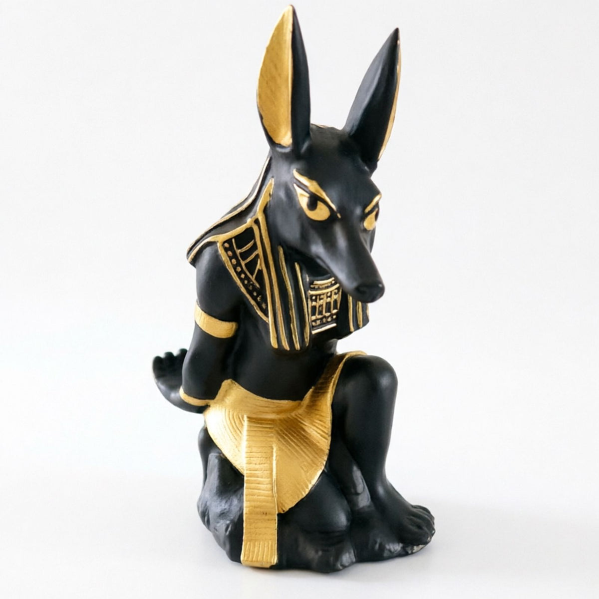 Ancient Egyptian Anubis Wine Rack - Creative Resin Craft Wine Bottle Holder, Home Bar Cabinet Decoration