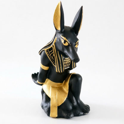 Ancient Egyptian Anubis Wine Rack - Creative Resin Craft Wine Bottle Holder, Home Bar Cabinet Decoration