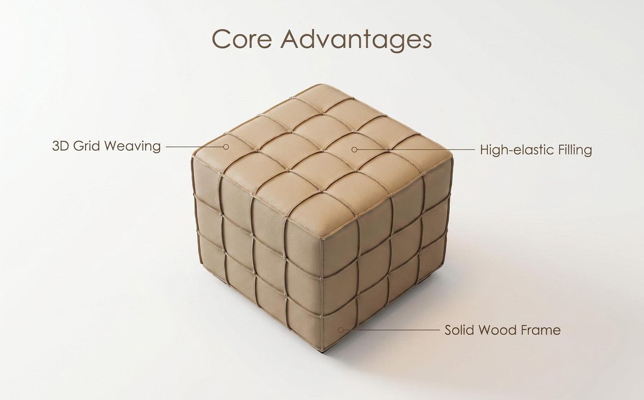 Rubik's Cube Shoe Changing Stool