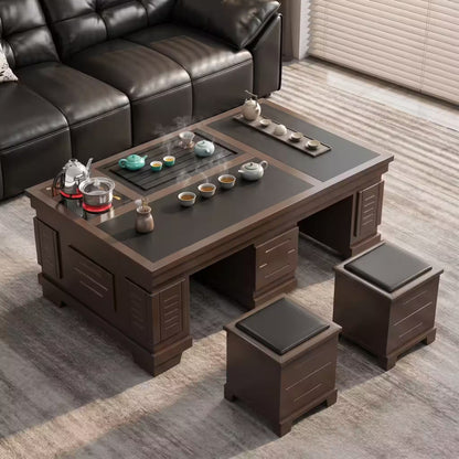 1.3m New Chinese Style Walnut Kung Fu Tea Table