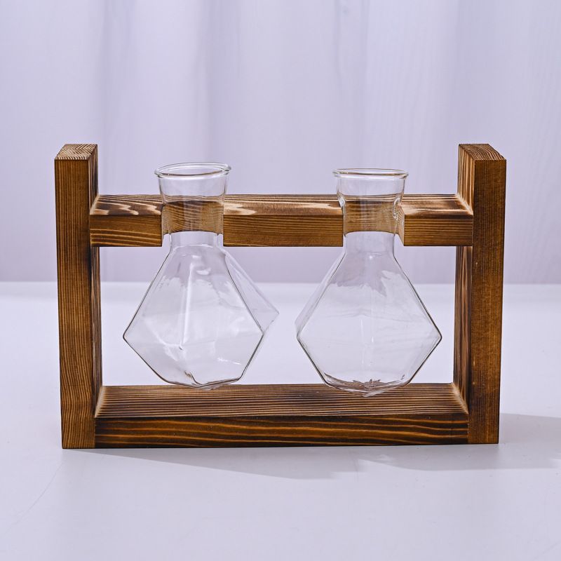 HydroponicWoodenFramewithSnap-On-DiamondSingleBottle