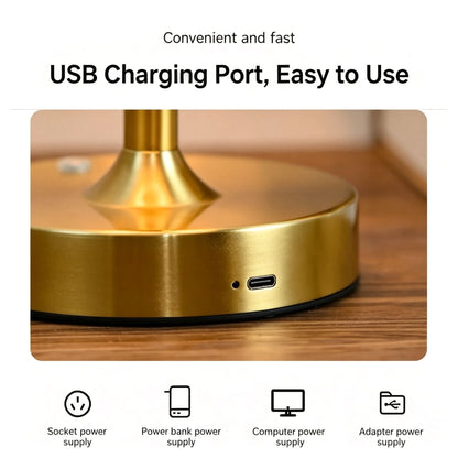 2000mAh Gold D1 Retractable Basic Lamp | Christmas Budget Entry Gift