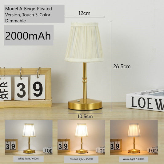2000mAh Gold E1 Basic Fabric Lamp | Christmas Everyday Use Pick