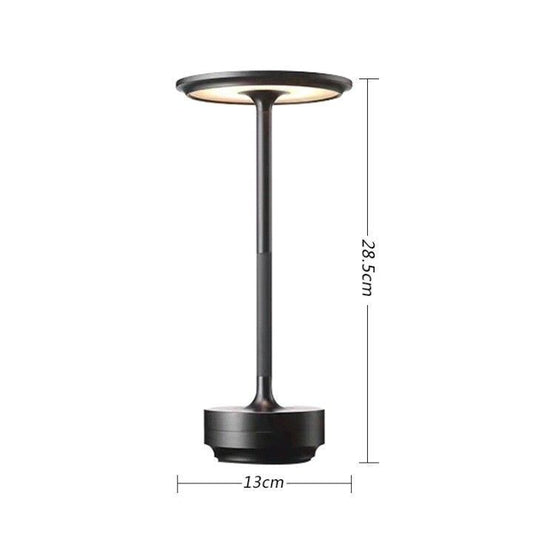 A Flat 2000mAh Black | Minimalist Night Light | Christmas Minimal Bedroom Decor