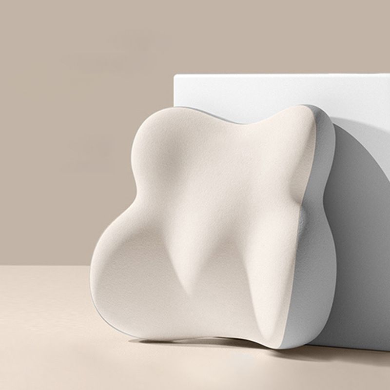 Lumbar Support Pillow, Dual‑Grey Spliced