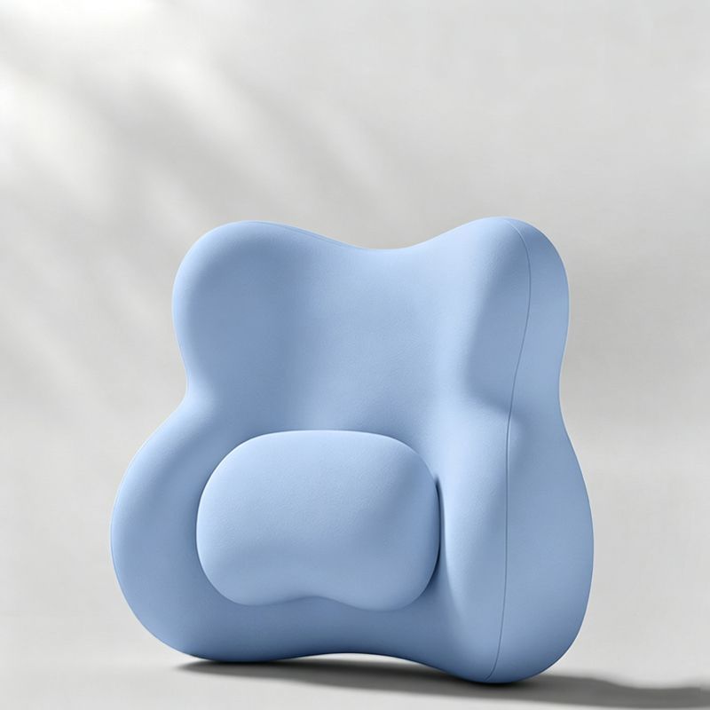 Upgraded Lumbar Support Pillow, Beige‑Grey Spliced