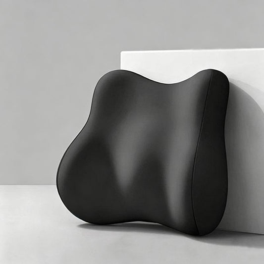 Puffy Regular Lumbar Pillow, Classic Black