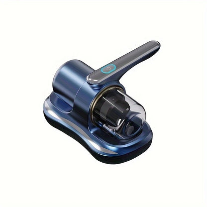 Blue Wireless Mite Removal Vacuum: Blue Light Sterilization, Deep Cleaning for Beds & Cars, Long Battery Life, One-Touch Purity