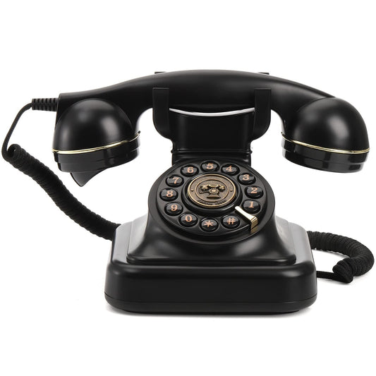 European Retro Desktop Phone: Classic look meets modern utility, free from digital distractions, perfect for home and office, reviving elegant call moments.