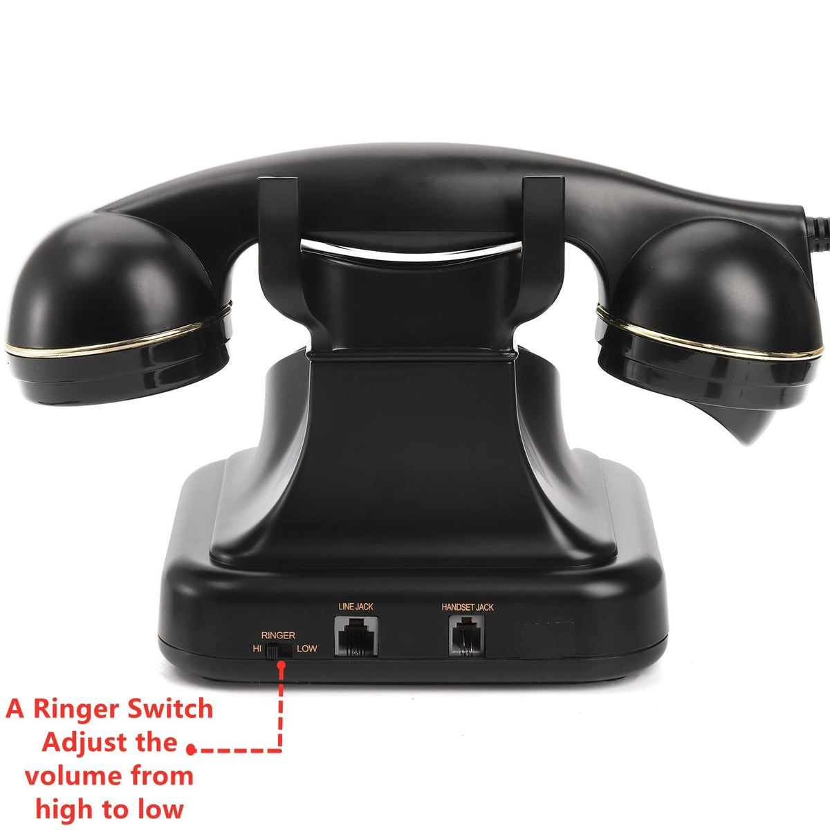 European Retro Desktop Phone: Classic look meets modern utility, free from digital distractions, perfect for home and office, reviving elegant call moments.