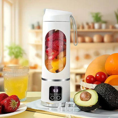 （Green)Portable USB Charging Blender & Juicer - Easy to Clean, Suitable for Fruit and Vegetable Drinks, Smoothies - Capacity Ranging from 10.14 oz to 16.91 oz